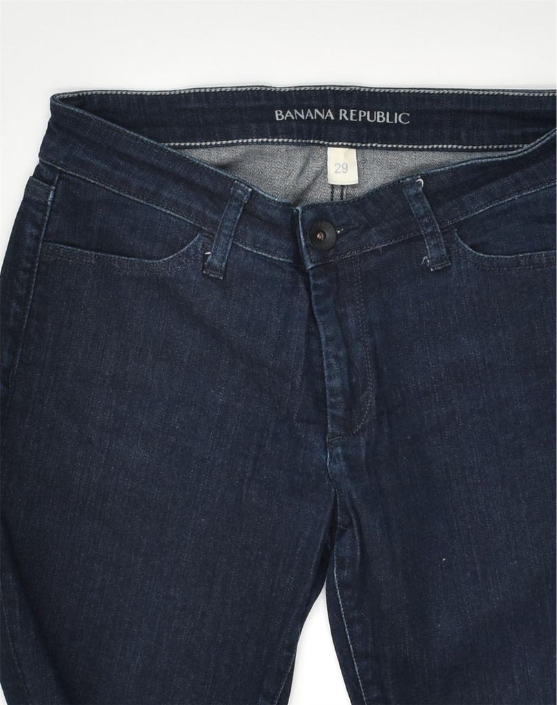 BANANA REPUBLIC Womens Skinny Jeans W29 L29  Blue Cotton | Vintage Banana Republic | Thrift | Second-Hand Banana Republic | Used Clothing | Messina Hembry 