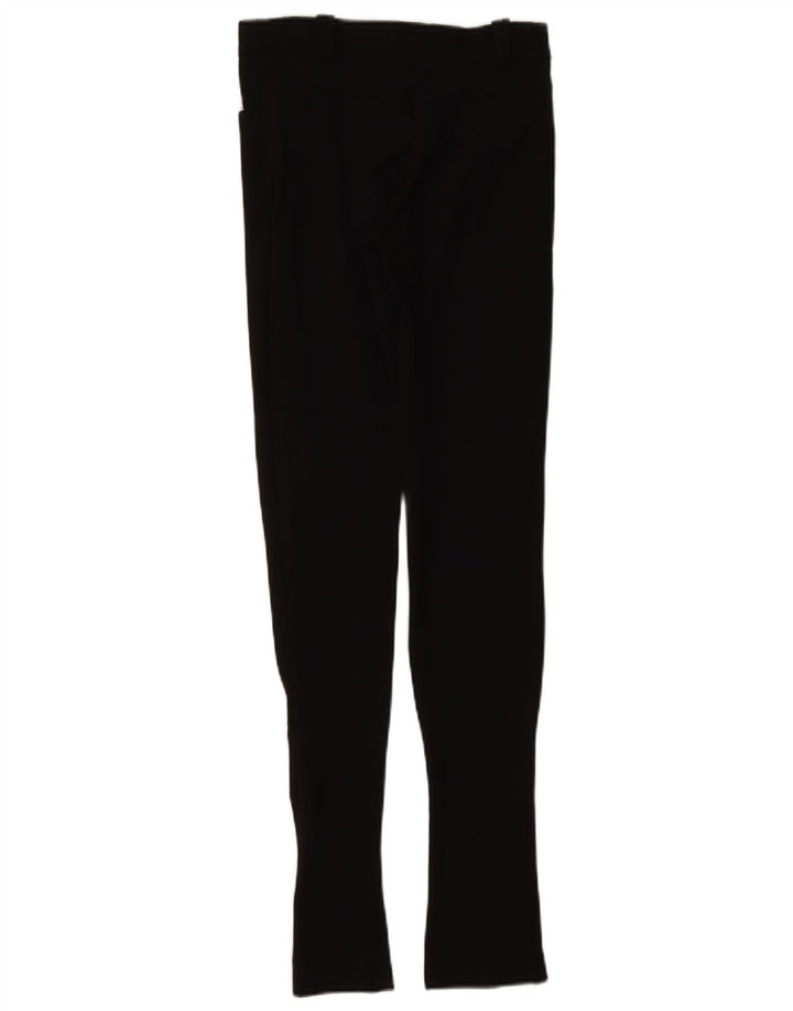ZARA Womens Skinny Casual Trousers XS W24 L32 Black Synthetic