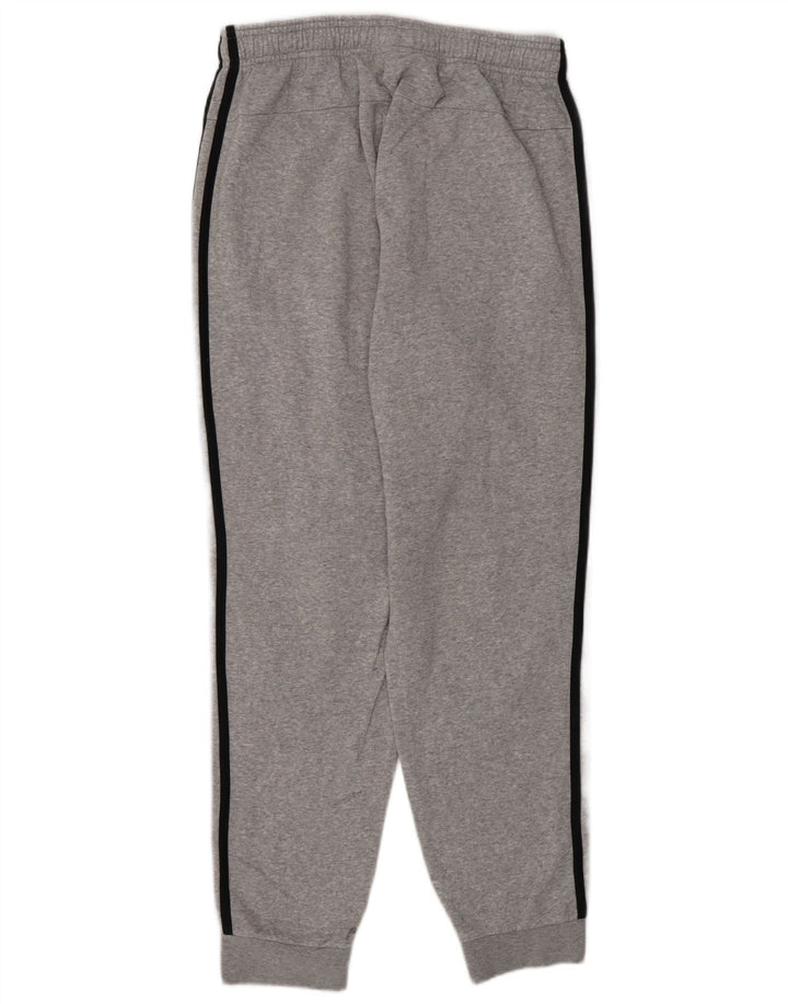 Adidas Mens Tracksuit Trousers Joggers Medium Grey Flecked Cotton