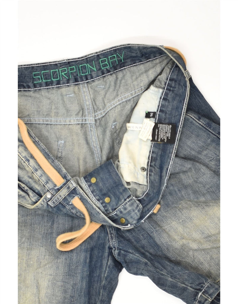 SCORPION BAY Mens Denim Shorts W36 Large  Blue Cotton | Vintage Scorpion Bay | Thrift | Second-Hand Scorpion Bay | Used Clothing | Messina Hembry 