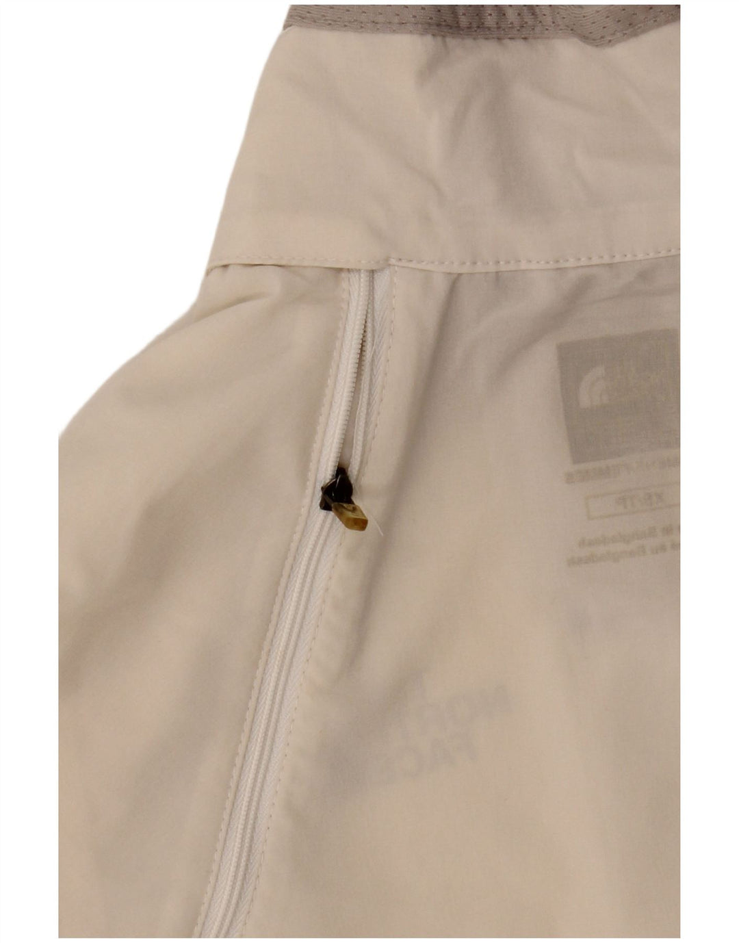 THE NORTH FACE Womens Crop Tracksuit Top Jacket UK 6 XS White Colourblock