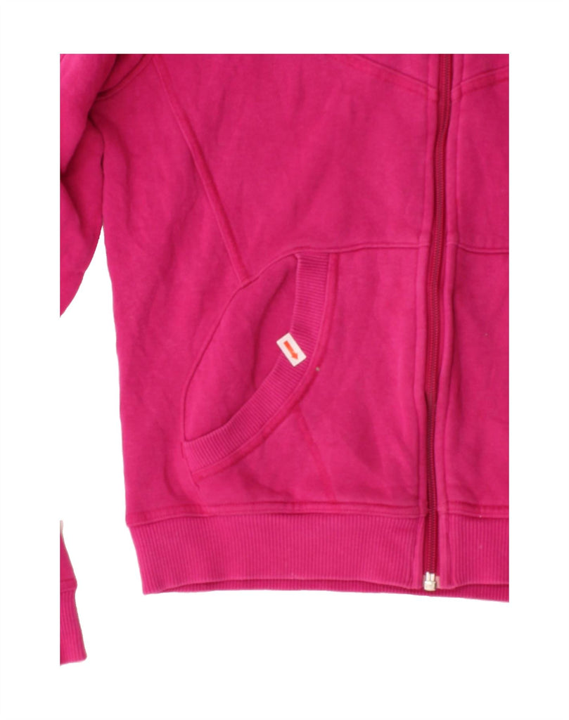 NIKE Womens Zip Hoodie Sweater US 8/10 Medium Pink Cotton Vintage Nike and Second-Hand Nike from Messina Hembry 