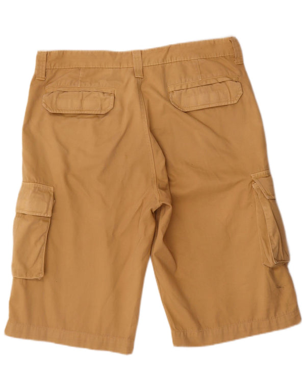 Rifle Mens Cargo Shorts W36 Large Beige Cotton