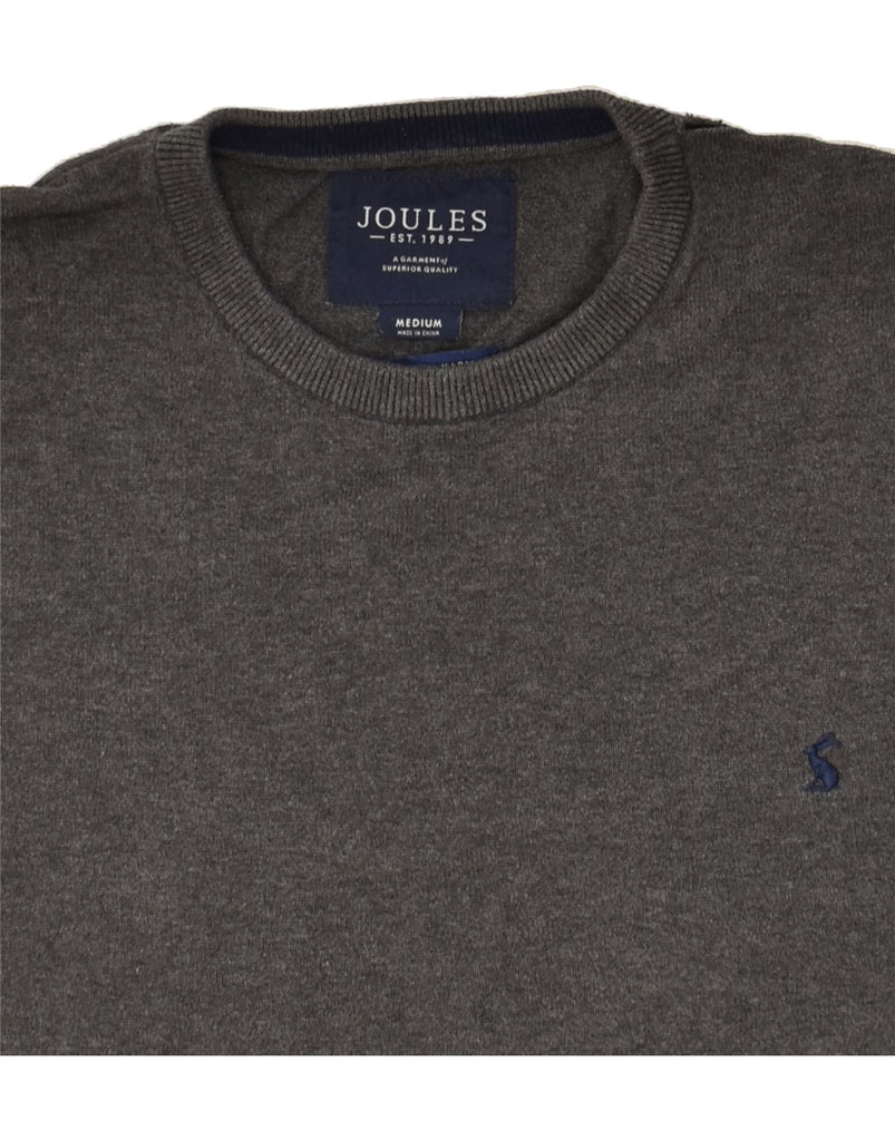 JOULES Mens Crew Neck Jumper Sweater Medium Grey Cotton | Vintage Joules | Thrift | Second-Hand Joules | Used Clothing | Messina Hembry 