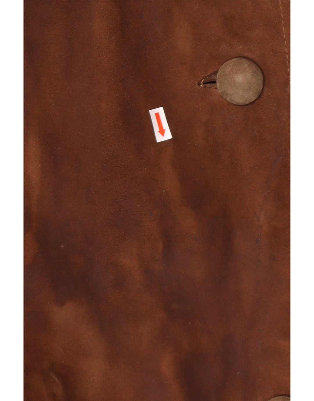 STRONG & FISHER LTD Womens Vintage Suede Overcoat UK 18 XL Brown Classic