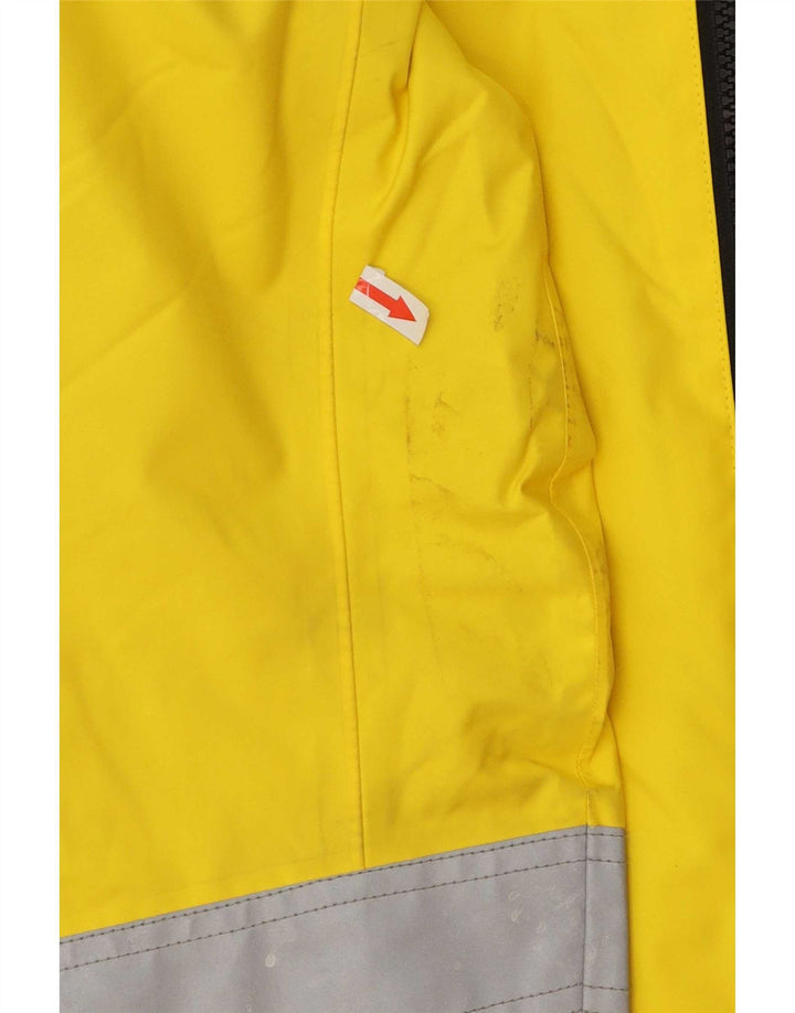 Helly Hansen Mens Graphic Windbreaker Jacket UK 38 Medium Yellow