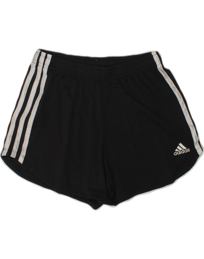 ADIDAS Boys Sport Shorts 13-14 Years Large Black Polyester | Vintage Adidas | Thrift | Second-Hand Adidas | Used Clothing | Messina Hembry 