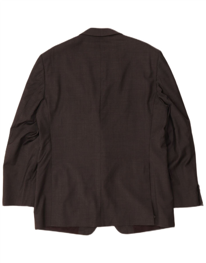 Marks & Spencer Mens Autograph 2 Button Blazer Jacket UK 42 Large Grey Wool