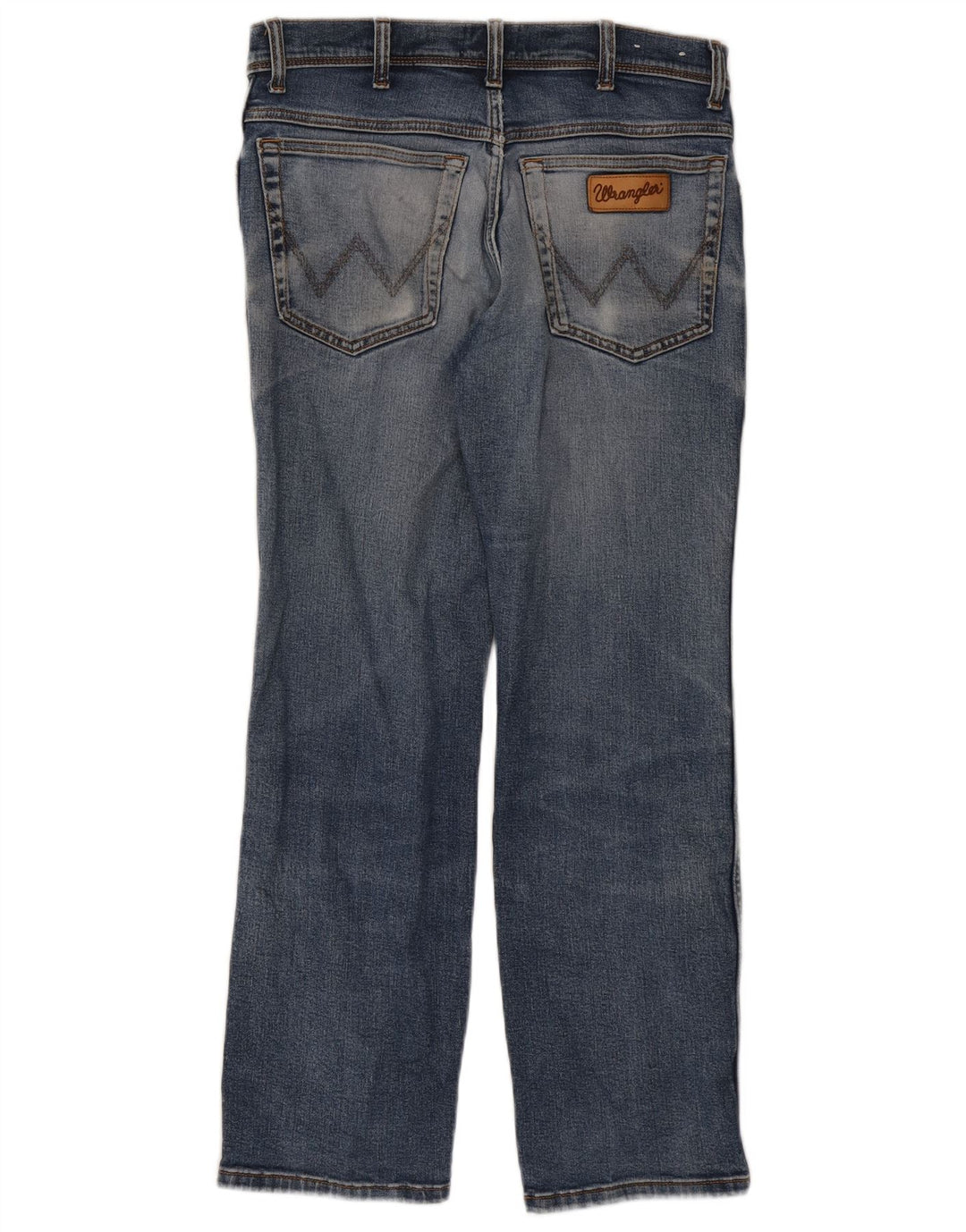 Wrangler Mens Texas Straight Jeans W32 L30 Blue Cotton