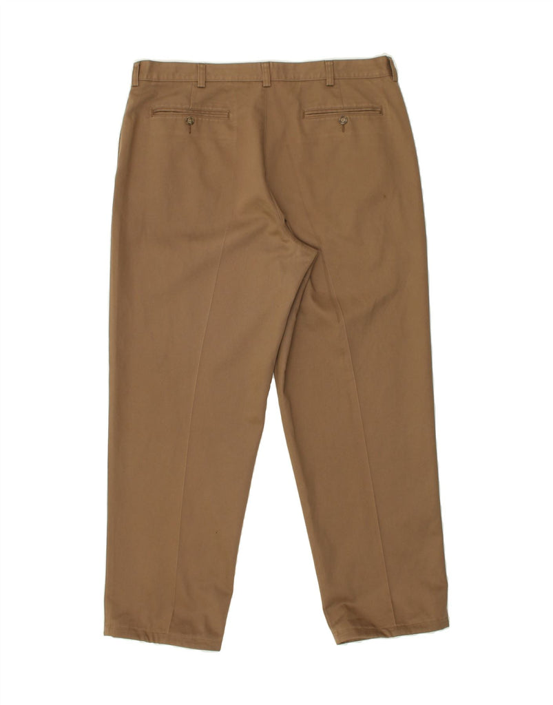 L.L.BEAN Mens Natural Fit Slim Chino Trousers W37 L30  Brown Cotton | Vintage L.L.Bean | Thrift | Second-Hand L.L.Bean | Used Clothing | Messina Hembry 
