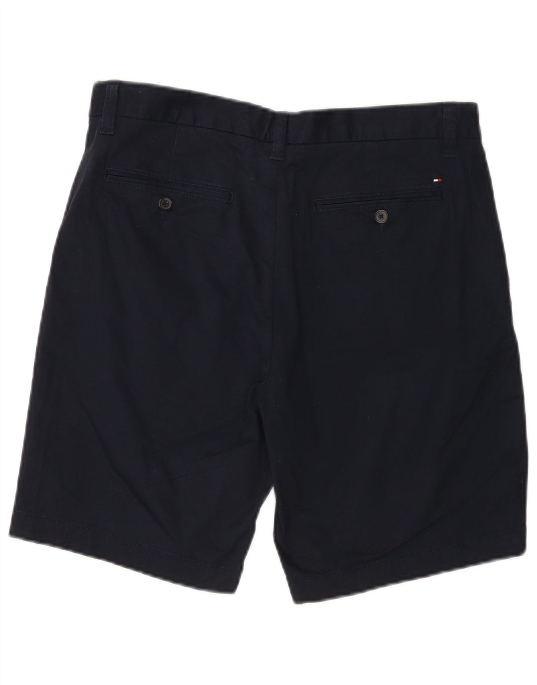 Tommy Hilfiger Mens Chino Shorts W33 Medium Navy Blue Cotton