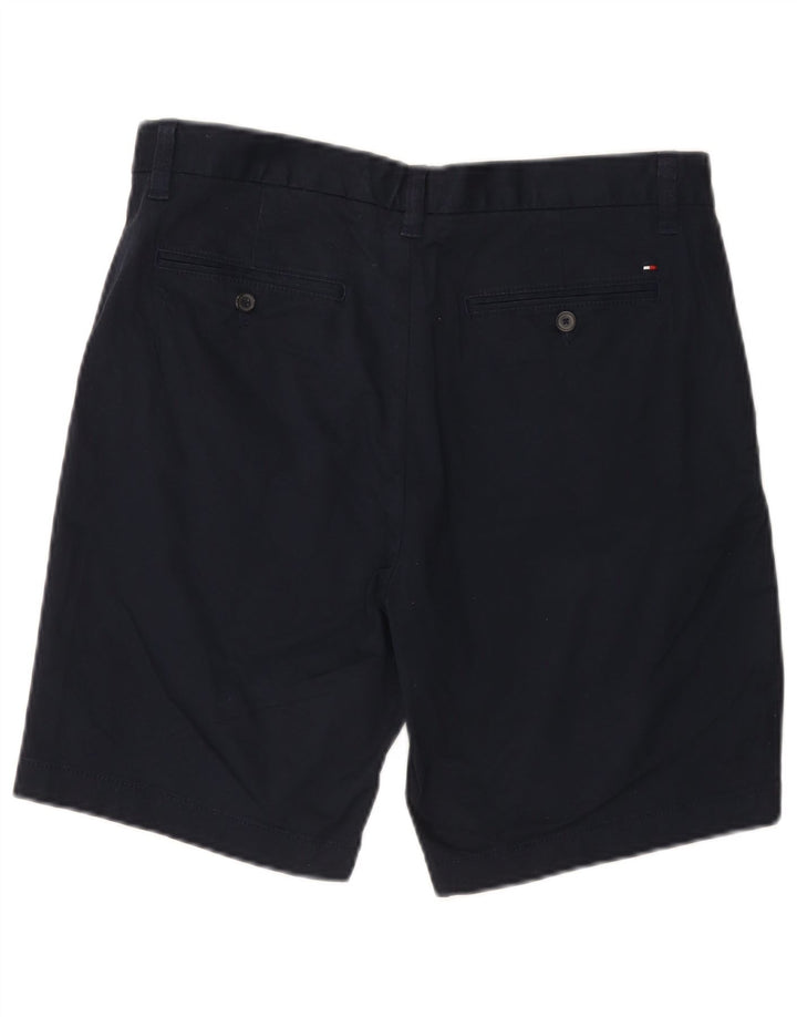 Tommy Hilfiger Mens Chino Shorts W33 Medium Navy Blue Cotton