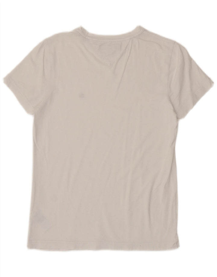 TOMMY HILFIGER Mens T-Shirt Top Small White Cotton