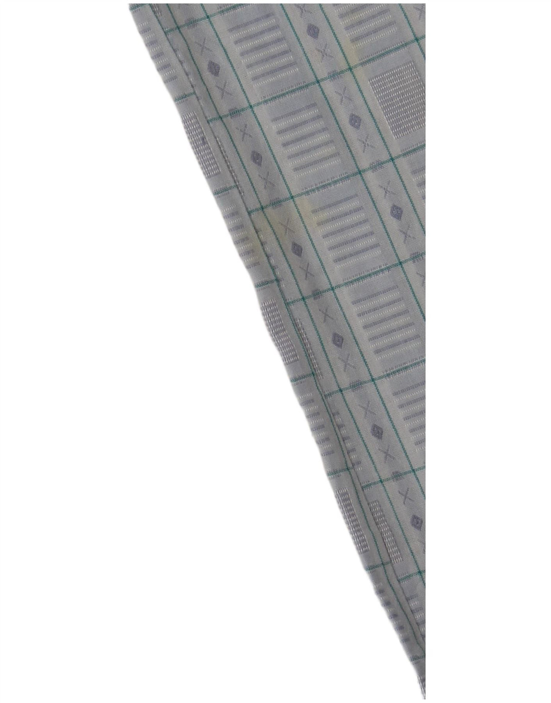 Wampum Mens Checked  Shirt Small Blue Fair Isle