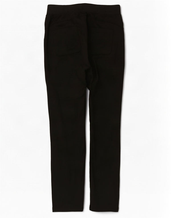 Izod Womens Tracksuit Trousers UK 14 Medium Black Polyester