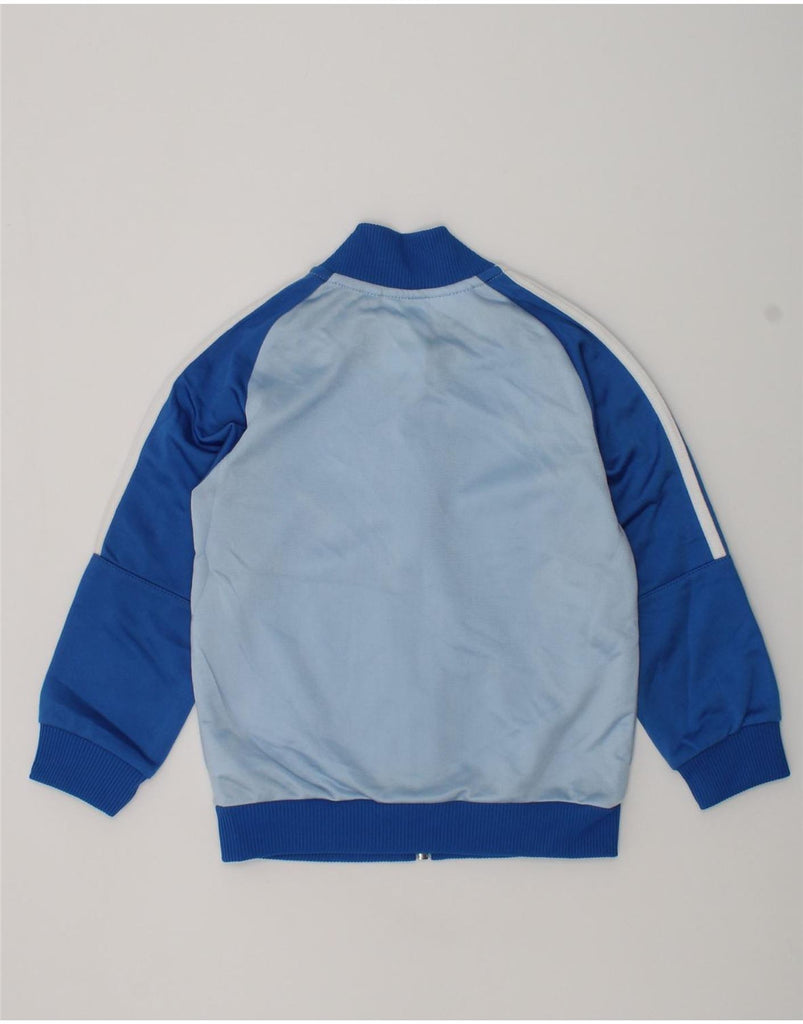 ADIDAS Boys Tracksuit Top Jacket 2-3 Years Blue Colourblock Polyester | Vintage Adidas | Thrift | Second-Hand Adidas | Used Clothing | Messina Hembry 