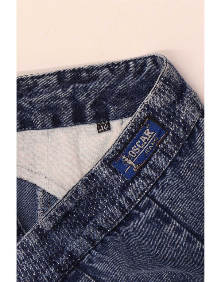 Vintage Womens Denim Skirt IT 44 Medium W32 Blue