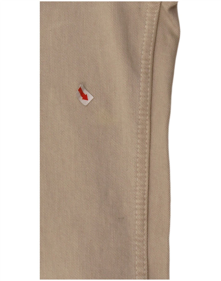 ZARA Womens The Marine High Waist Wide Leg Jeans EU 34 2XS W24 L29 Beige