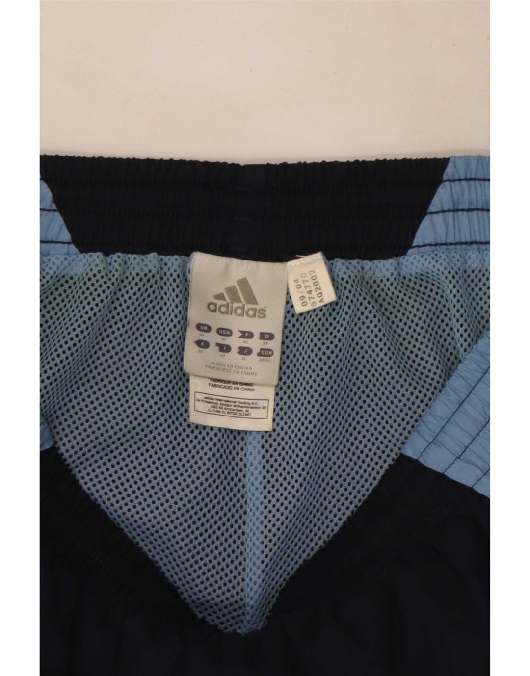 Adidas Mens Swimming Shorts Medium  Navy Blue Colourblock Polyester
