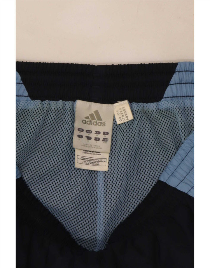 Adidas Mens Swimming Shorts Medium  Navy Blue Colourblock Polyester