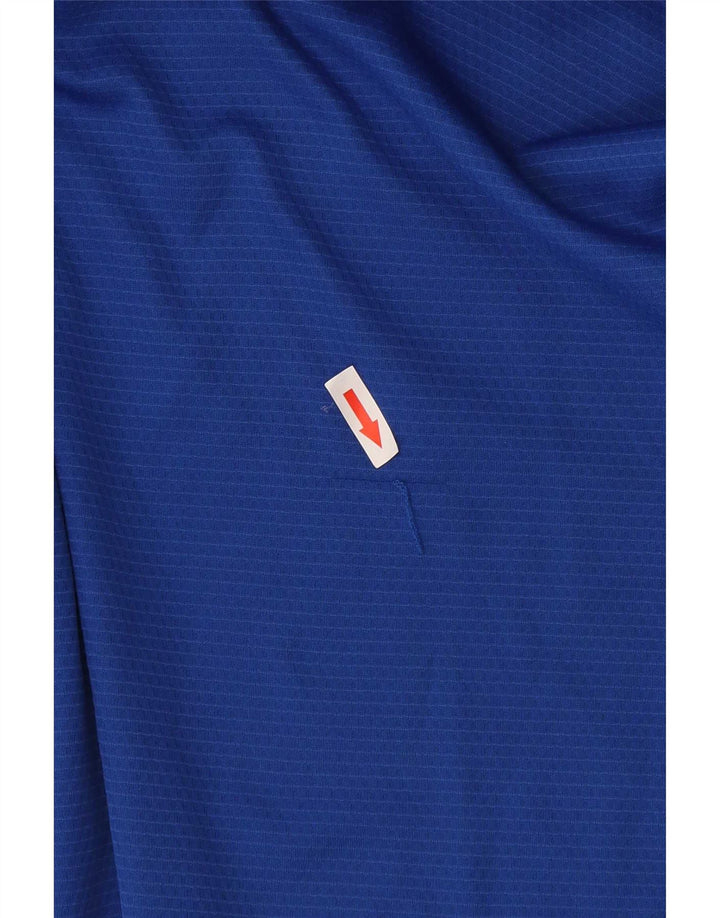 Adidas Mens T-Shirt Top Large Blue Polyester