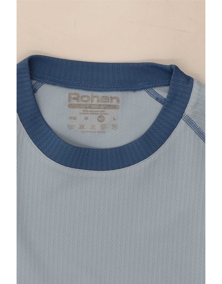 Rohan Mens T-Shirt Top Medium Blue Colourblock