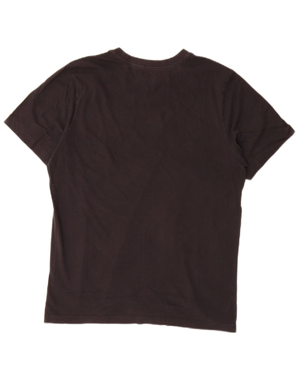 Nike Mens Graphic T-Shirt Top Medium Black Cotton