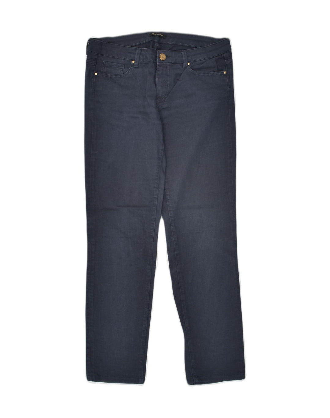 MASSIMO DUTTI Womens Slim Jeans EU 38 Medium W30 L28  Navy Blue Cotton | Vintage Massimo Dutti | Thrift | Second-Hand Massimo Dutti | Used Clothing | Messina Hembry 