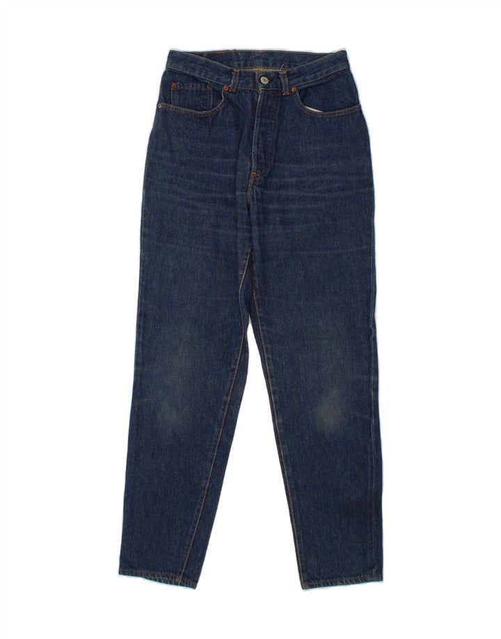 LEVI'S Womens Tapered Jeans W30 L30 Navy Blue Cotton Vintage Levi's and Second-Hand Levi's from Messina Hembry 