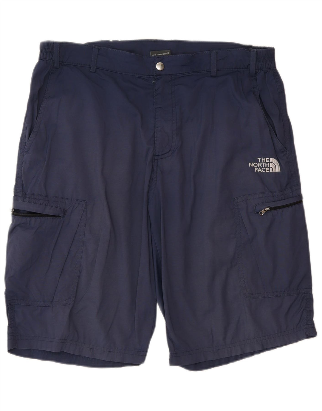 The North Face Mens Cargo Shorts Medium W36  Navy Blue Polyester