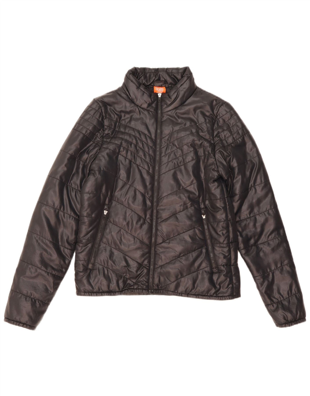 Nike Womens Crop Padded Coat UK 10 Small Black Nylon