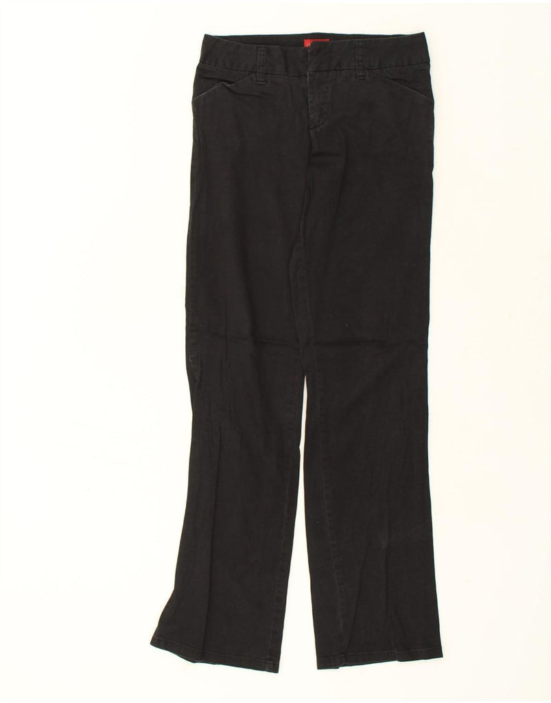 DICKIES Womens Flare Casual Trousers W26 L30 Black Cotton | Vintage Dickies | Thrift | Second-Hand Dickies | Used Clothing | Messina Hembry 