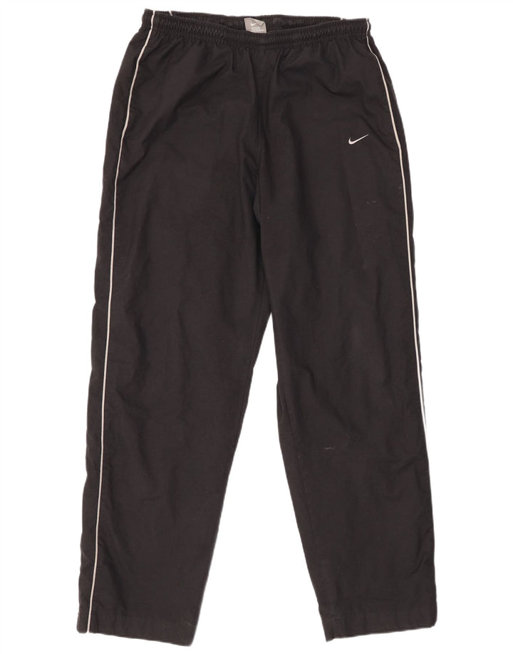 NIKE Mens Tracksuit Trousers Medium  Black Polyester