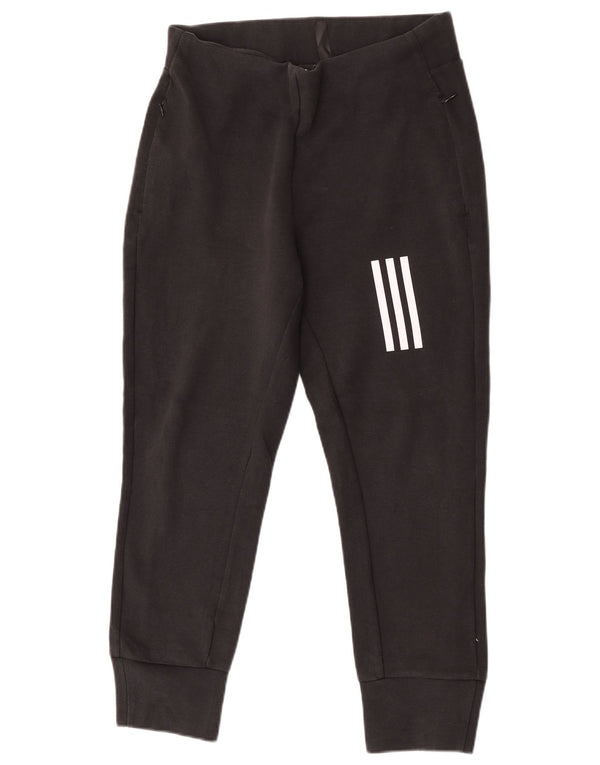 Adidas Womens Tracksuit Trousers Joggers UK 12/ 14 Medium Black Cotton
