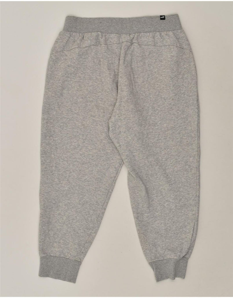 PUMA Womens Tracksuit Trousers Joggers UK 12 Medium Grey Cotton | Vintage Puma | Thrift | Second-Hand Puma | Used Clothing | Messina Hembry 