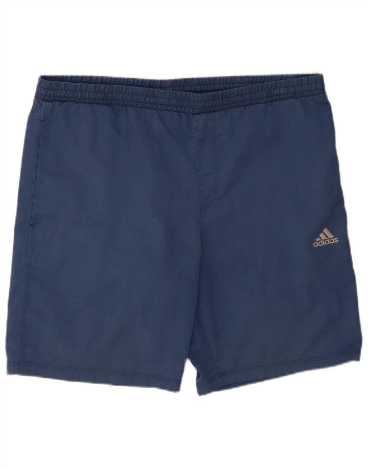 Adidas Mens Sport Shorts Medium Navy Blue Polyester