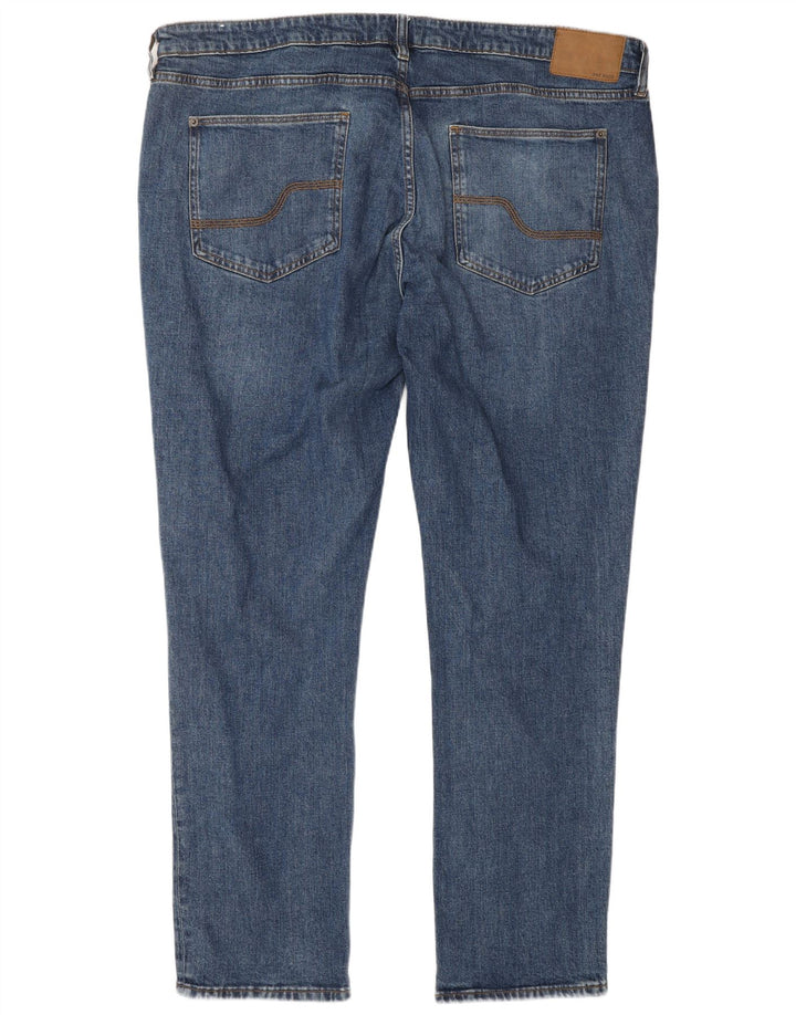 FAT FACE Mens Slim Jeans W42 L34 Blue Cotton