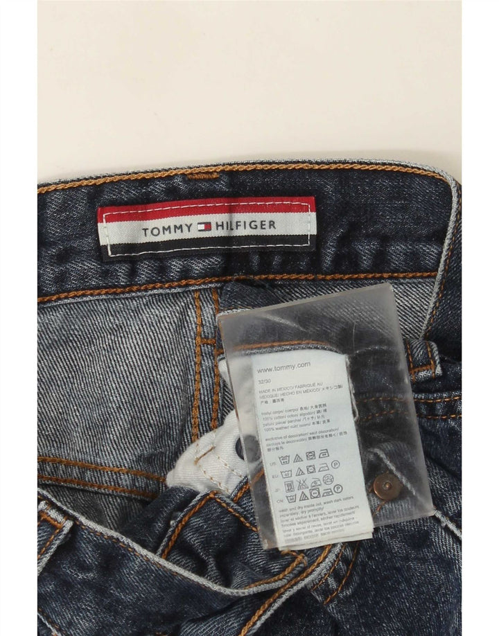 Tommy Hilfiger Mens Straight Jeans W32 L30 Blue Cotton