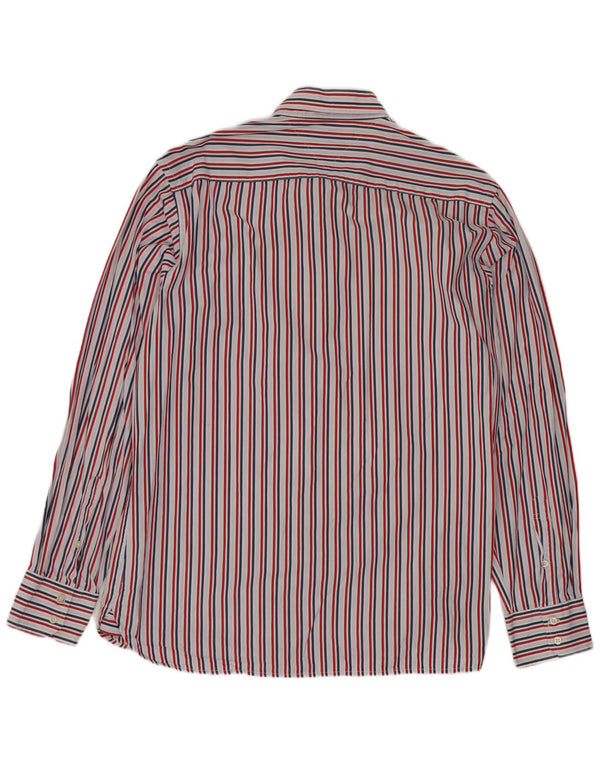 Tommy Hilfiger Mens Shirt Large Multicoloured Striped Cotton