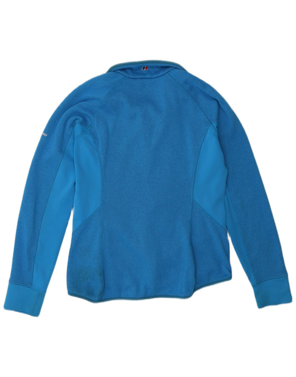Berghaus Womens Tracksuit Top Jacket UK 16 Large Blue Polyester