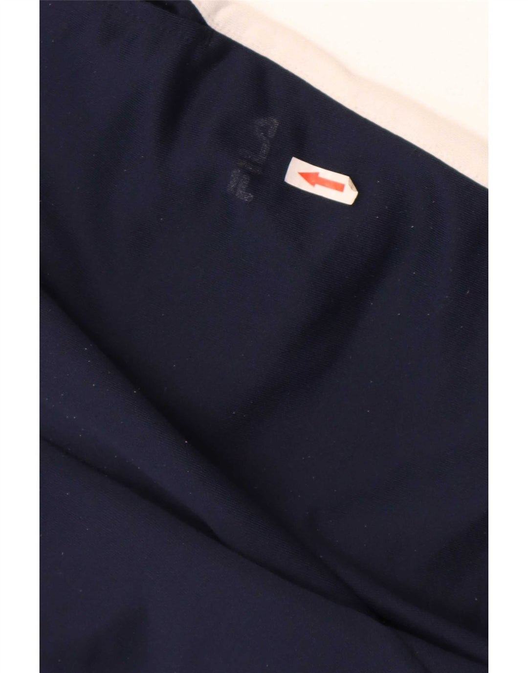 Fila Mens Tracksuit Trousers Medium  Navy Blue Colourblock Polyester