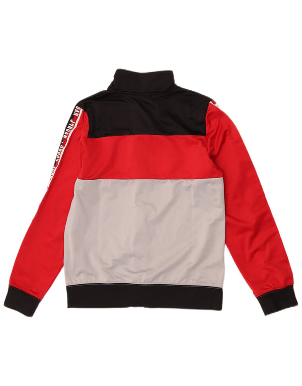 Jordan Boys Graphic Tracksuit Top Jacket 12-13 Years Large Red Colourblock