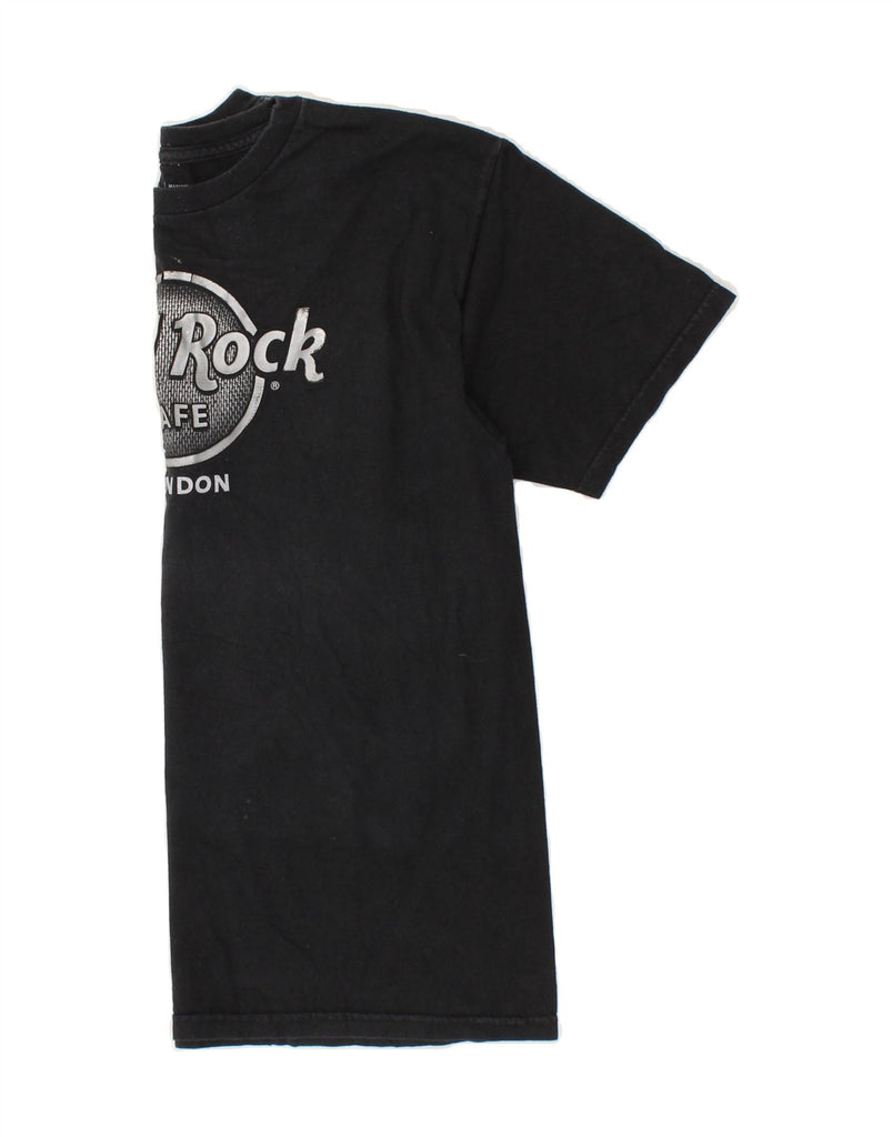 HARD ROCK CAFE Mens London Graphic T-Shirt Top Medium Black Cotton | Vintage Hard Rock Cafe | Thrift | Second-Hand Hard Rock Cafe | Used Clothing | Messina Hembry 