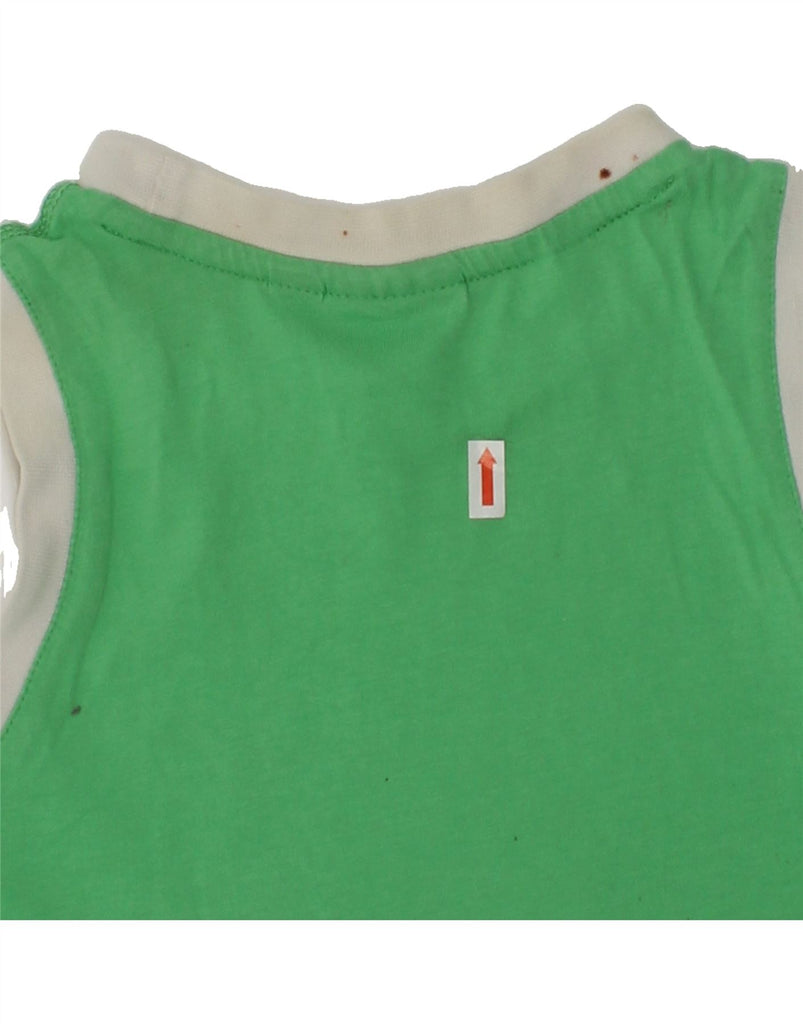 PUMA Boys Graphic Vest Top 7-8 Years Green Cotton | Vintage Puma | Thrift | Second-Hand Puma | Used Clothing | Messina Hembry 