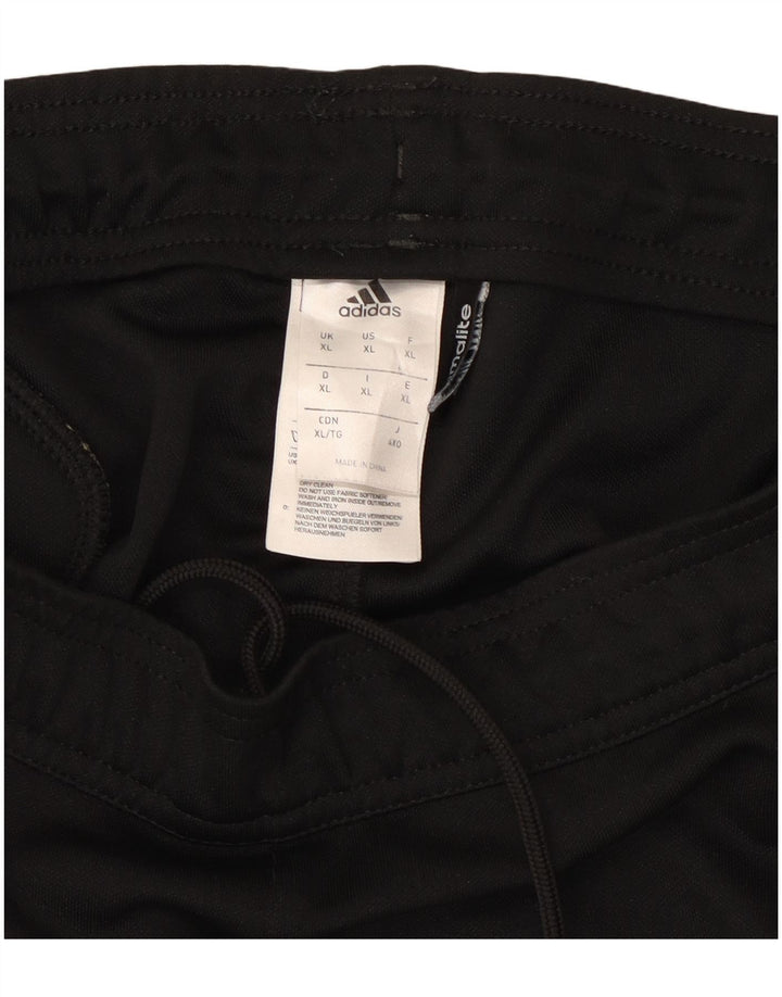 Adidas Mens Climalite Capri Tracksuit Trousers XL  Black Polyester