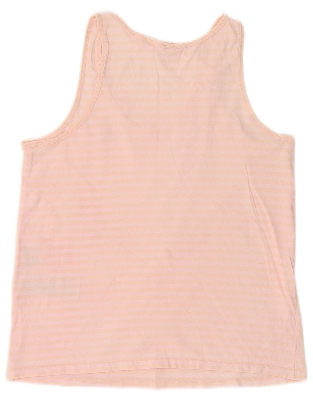 Levi's Womens Vest Top UK 10 Small Pink Striped Cotton