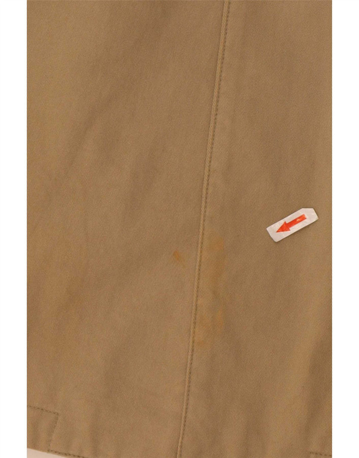 Spitfire Mens Overcoat UK 38 Medium Khaki Cotton