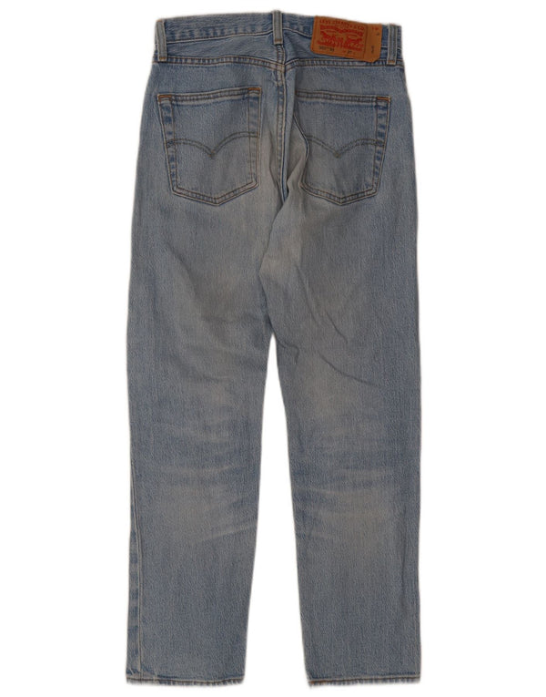 Levi's Mens 501 Straight Jeans W27 L28 Blue Cotton 90s