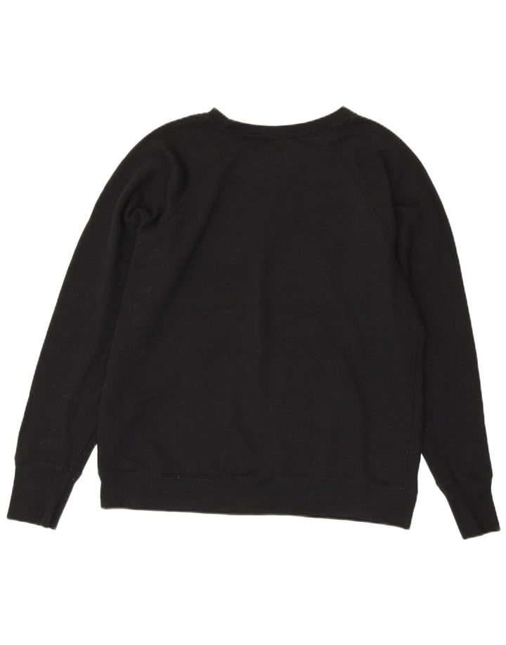 CHAMPION Womens Graphic Sweatshirt Jumper UK 18 XL Black Polyester