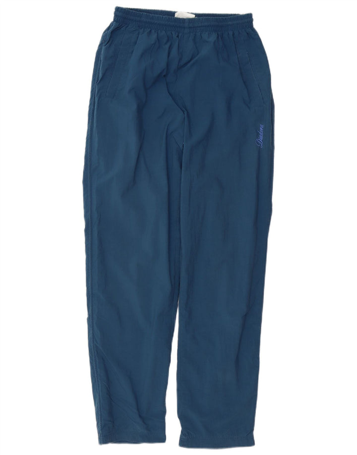 Diadora Mens Tracksuit Trousers Medium Blue Polyester